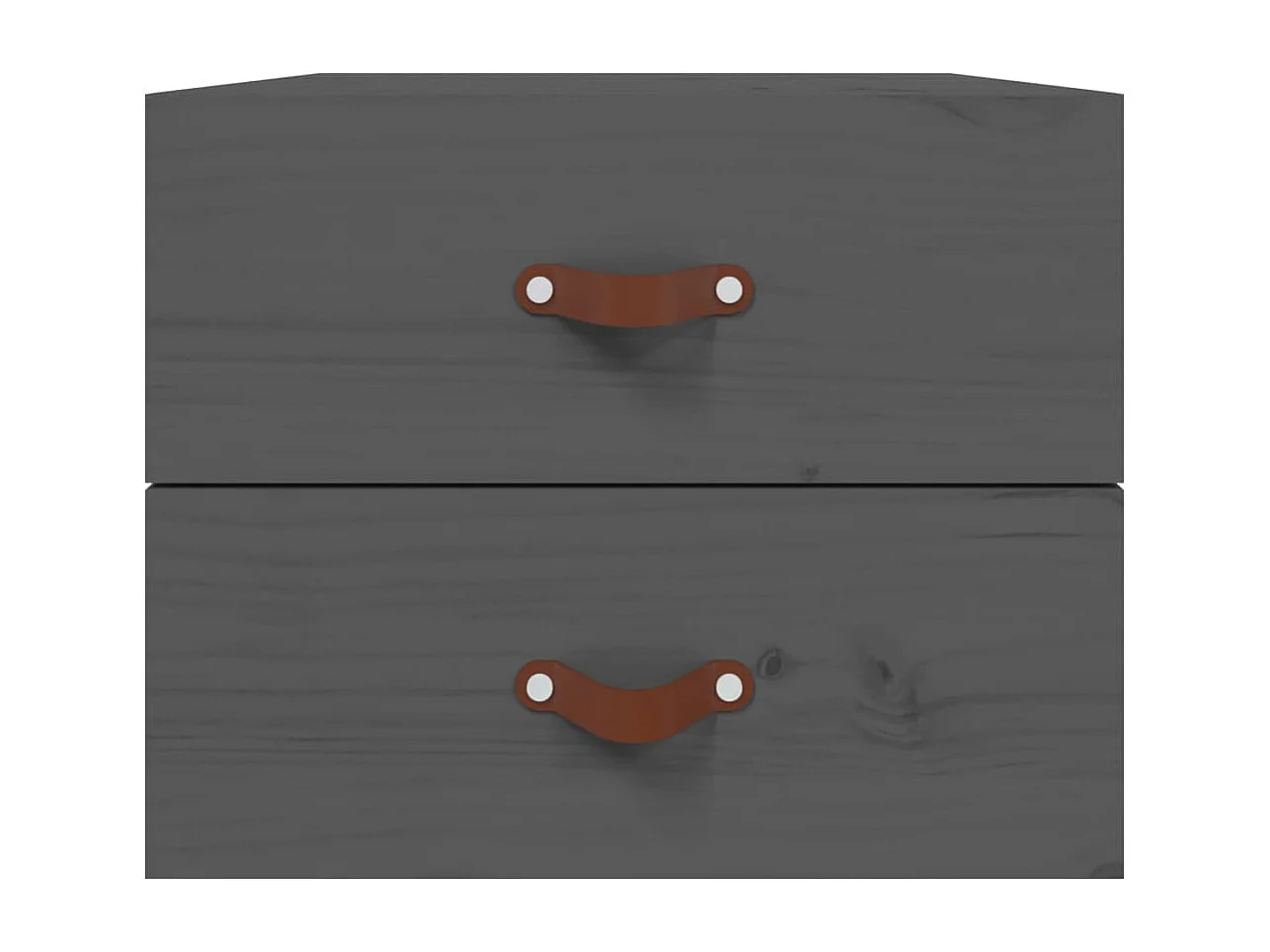 Elmont  Nachtkastjes 2 st wandgemonteerd 50x36x40 cm grijs