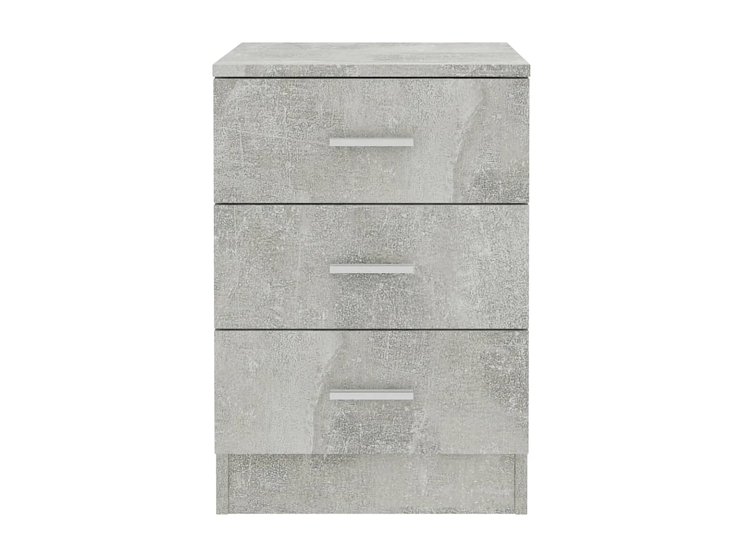 Drumraney  Tables de chevet 2 pcs Gris béton 38x35x56 cm Bois d'ingénierie