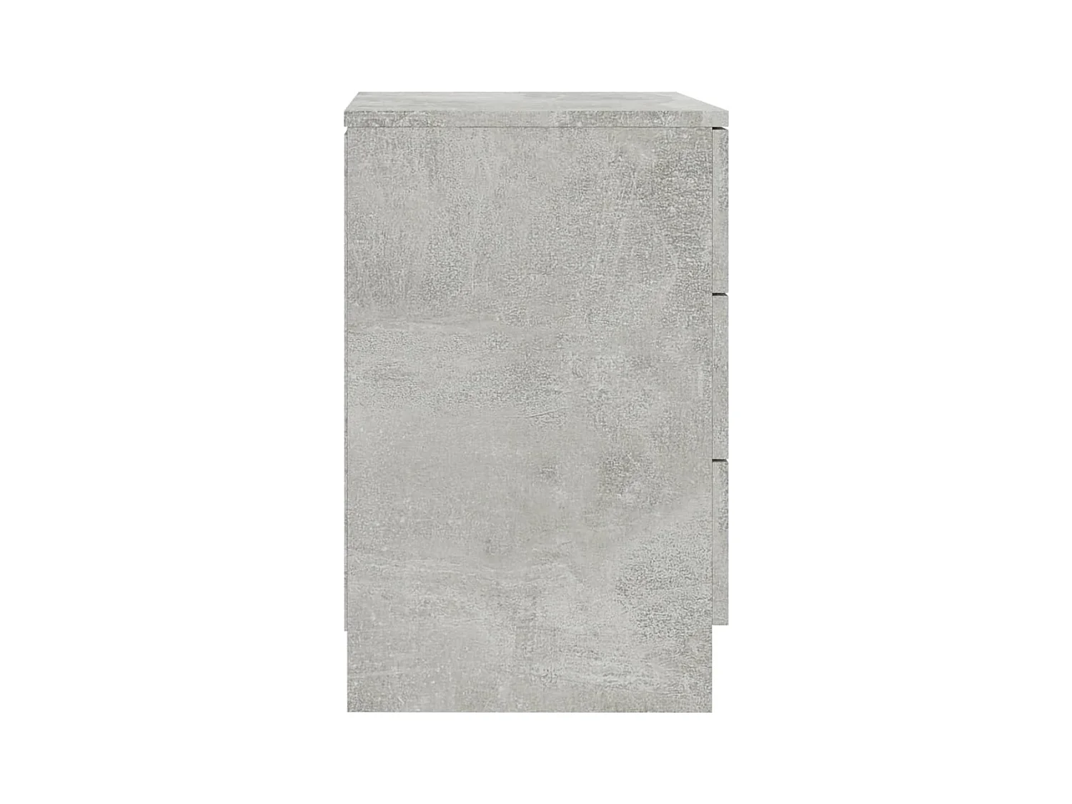 Drumraney  Tables de chevet 2 pcs Gris béton 38x35x56 cm Bois d'ingénierie