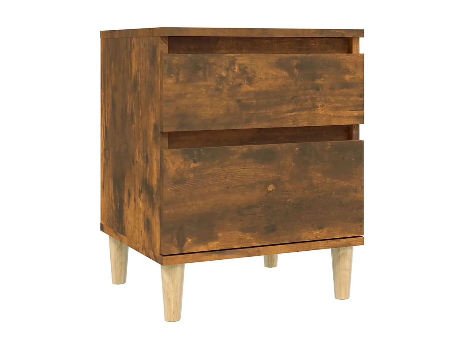 Montmorency  Tables de chevet 2 pcs Chêne fumé 40x35x50 cm