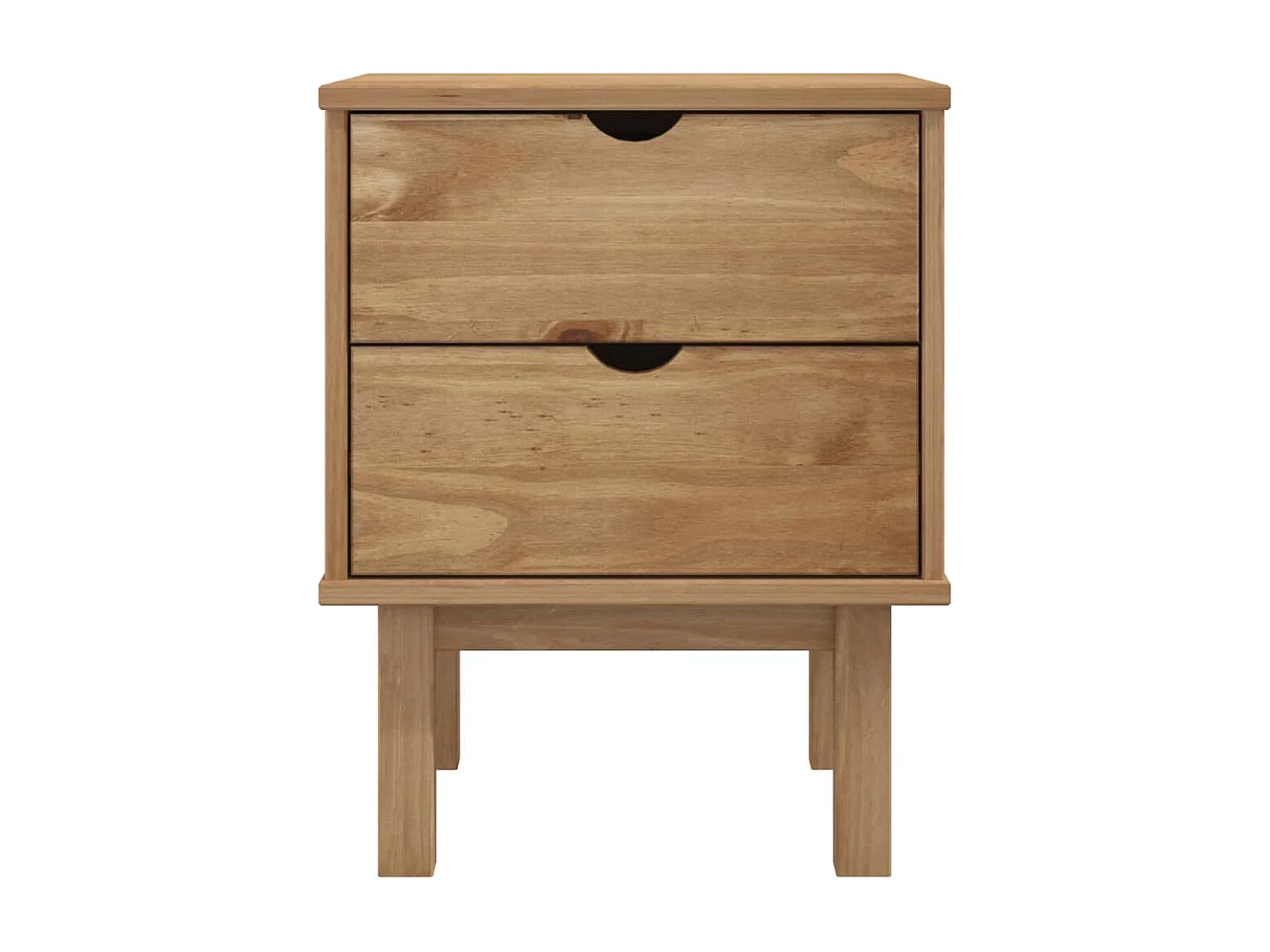 Laurent-Marie  Table de chevet OTTA 45x39x57 cm bois de pin massif