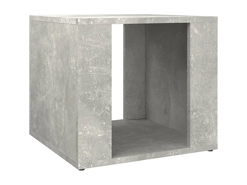 Alpena  Table de chevet Gris béton 41x40x36 cm Bois d'ingénierie