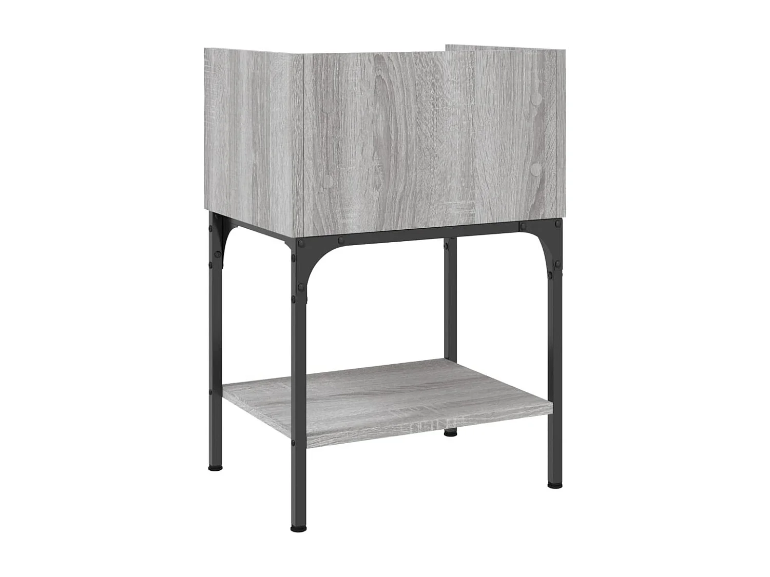 Charlie  Tables de chevet 2 pcs sonoma gris 40,5x31x60 cm