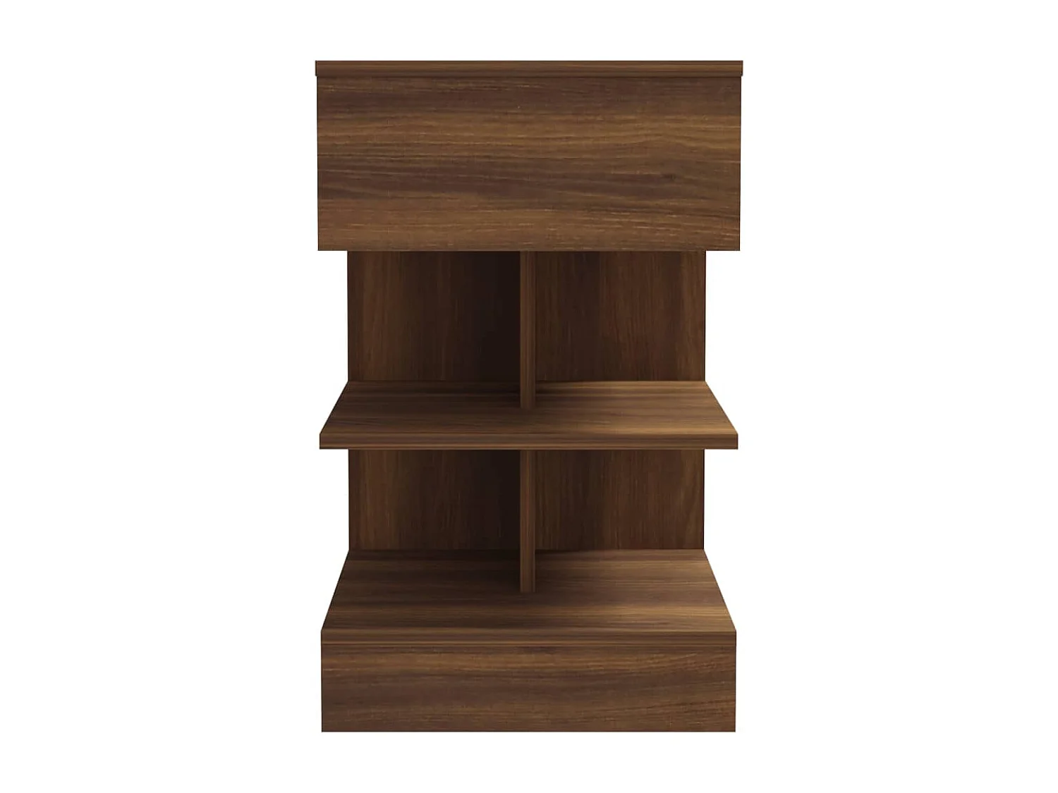 Beverly Hills  Tables de chevet 2pcs Chêne marron 40x35x65cm Bois d'ingénierie