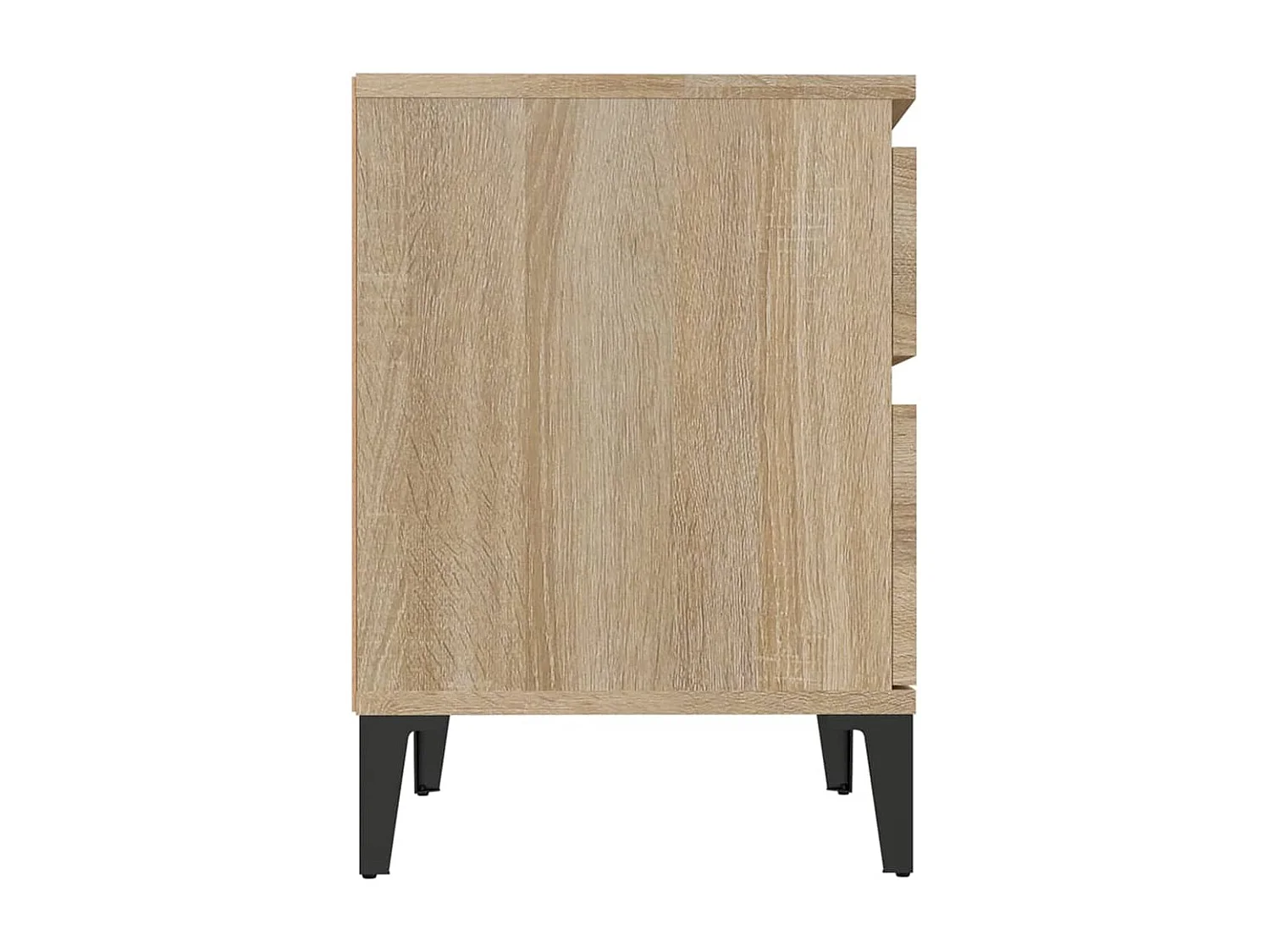 Ramløse  Nachttische 2 Stk. Sonoma-Eiche 40x35x50 cm