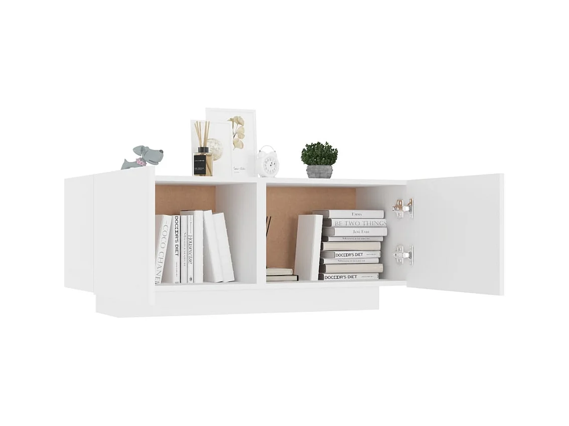 Cedar City  Nachtkastje 100x35x40 cm bewerkt hout wit