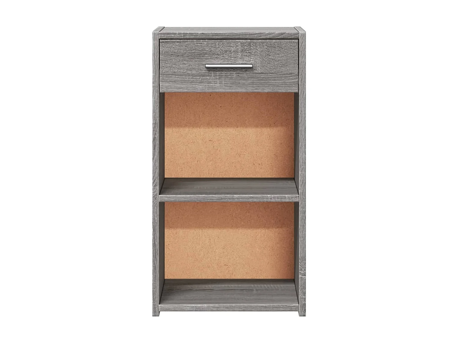 Ragna  Table de chevet sonoma gris 35x34x65 cm bois d'ingénierie