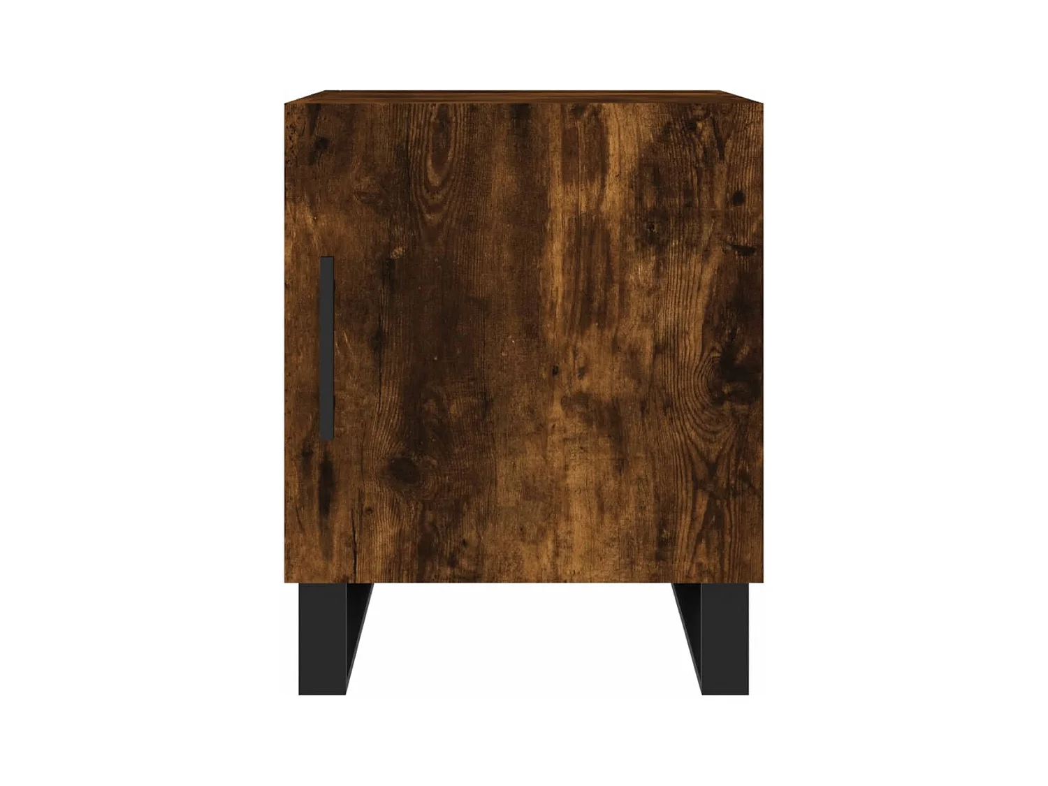 Kuopio  Table de chevet chêne fumé 40x40x50 cm bois d'ingénierie