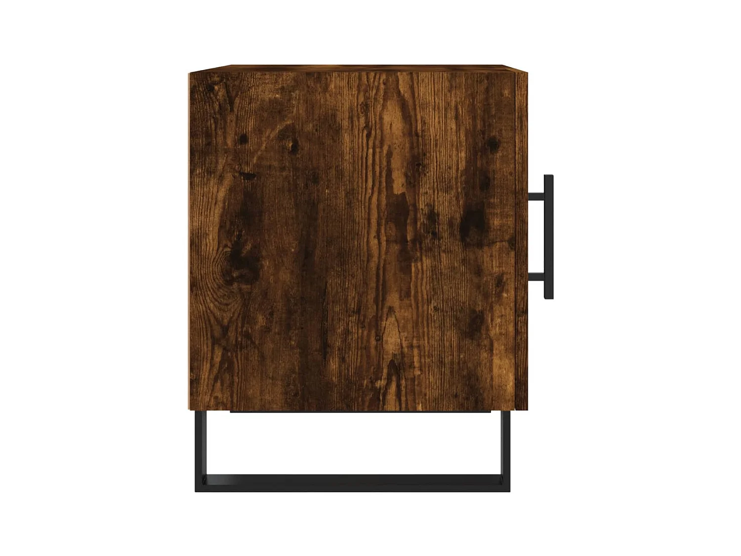 Kuopio  Table de chevet chêne fumé 40x40x50 cm bois d'ingénierie