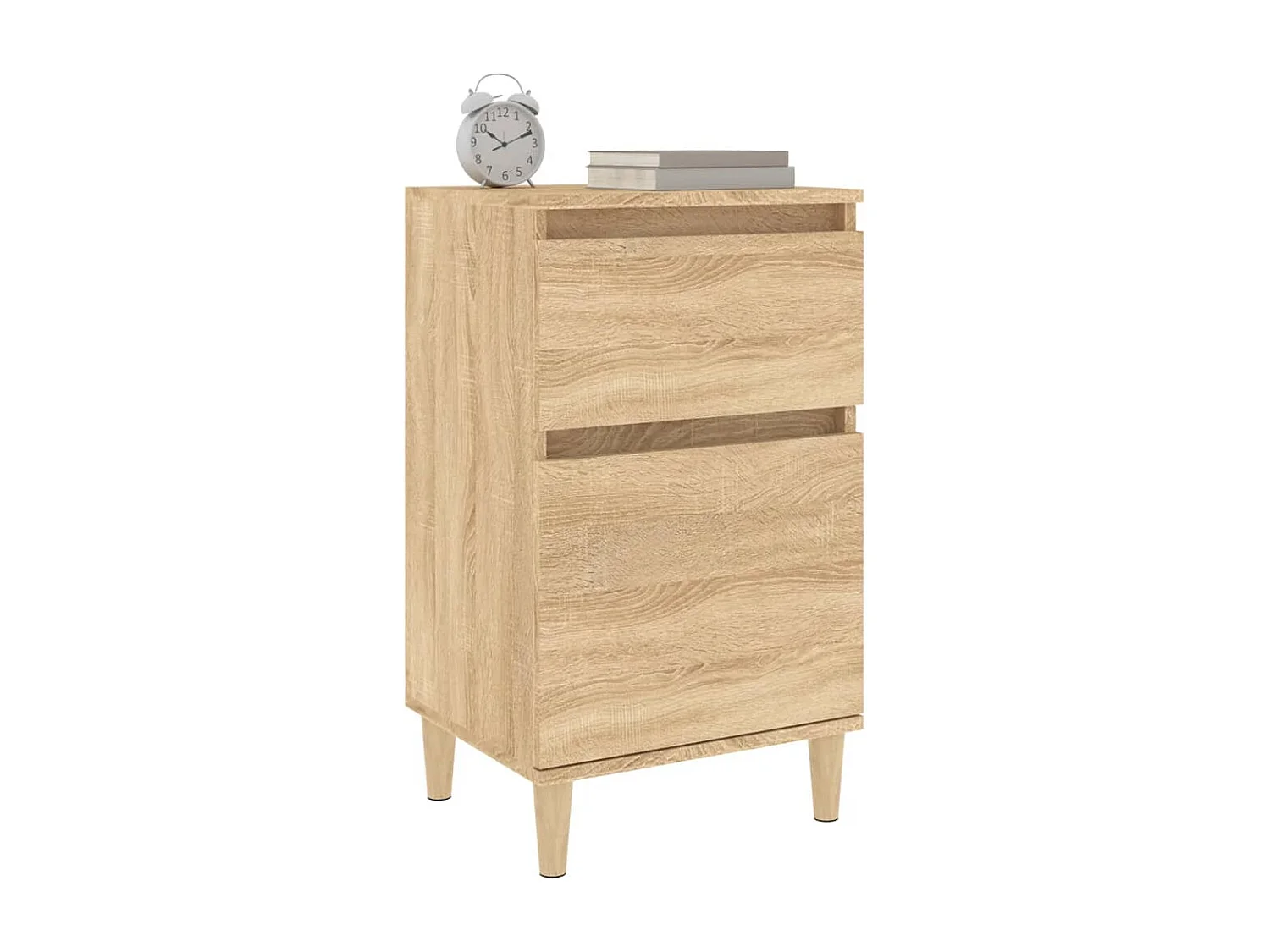 Bellevue  Tables de chevet 2 pcs chêne sonoma 40x35x70 cm