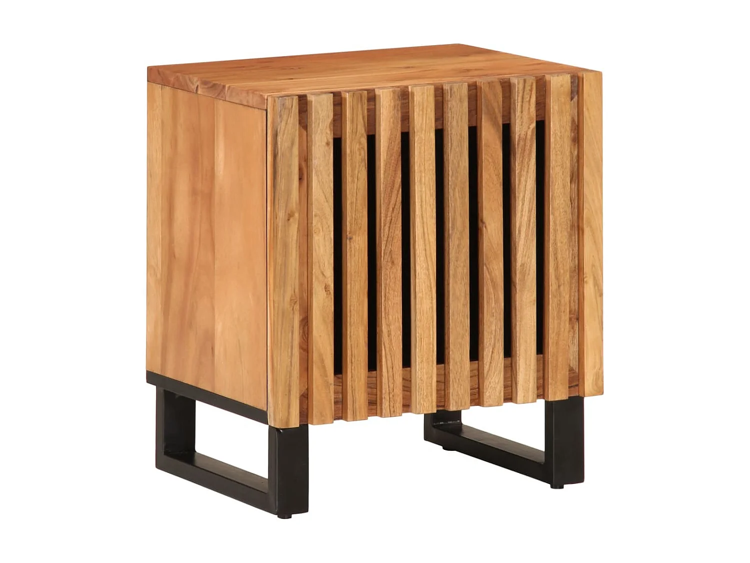 Bryral  Table de chevet 40x34x46 cm bois d'acacia massif