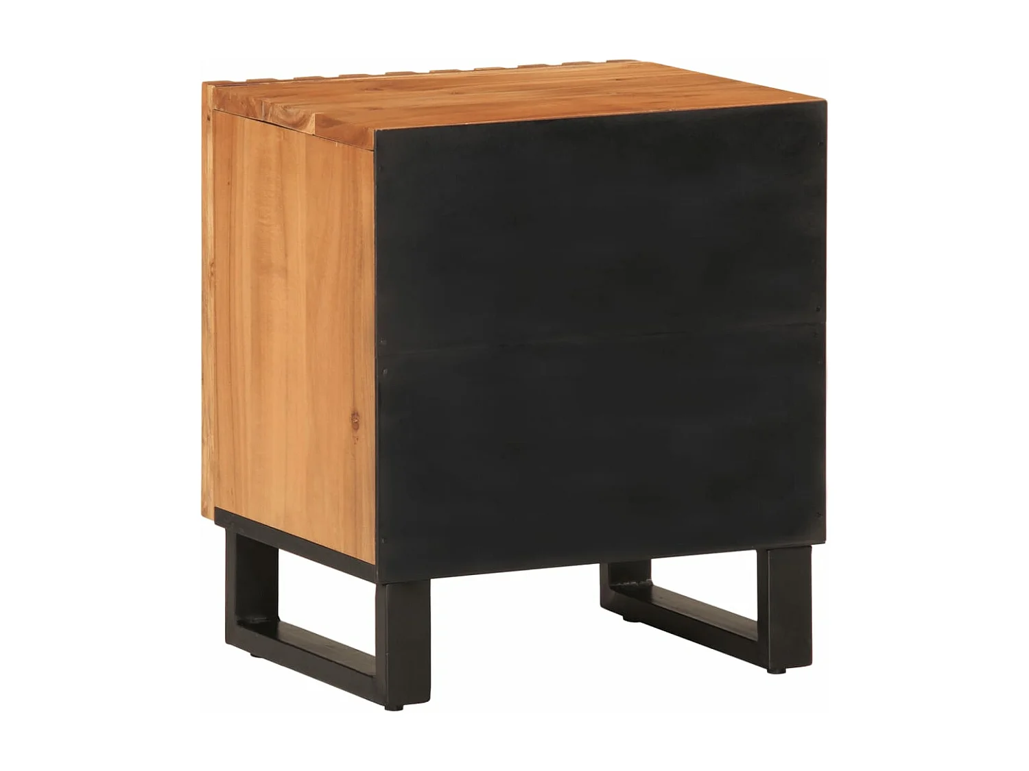 Bryral  Table de chevet 40x34x46 cm bois d'acacia massif