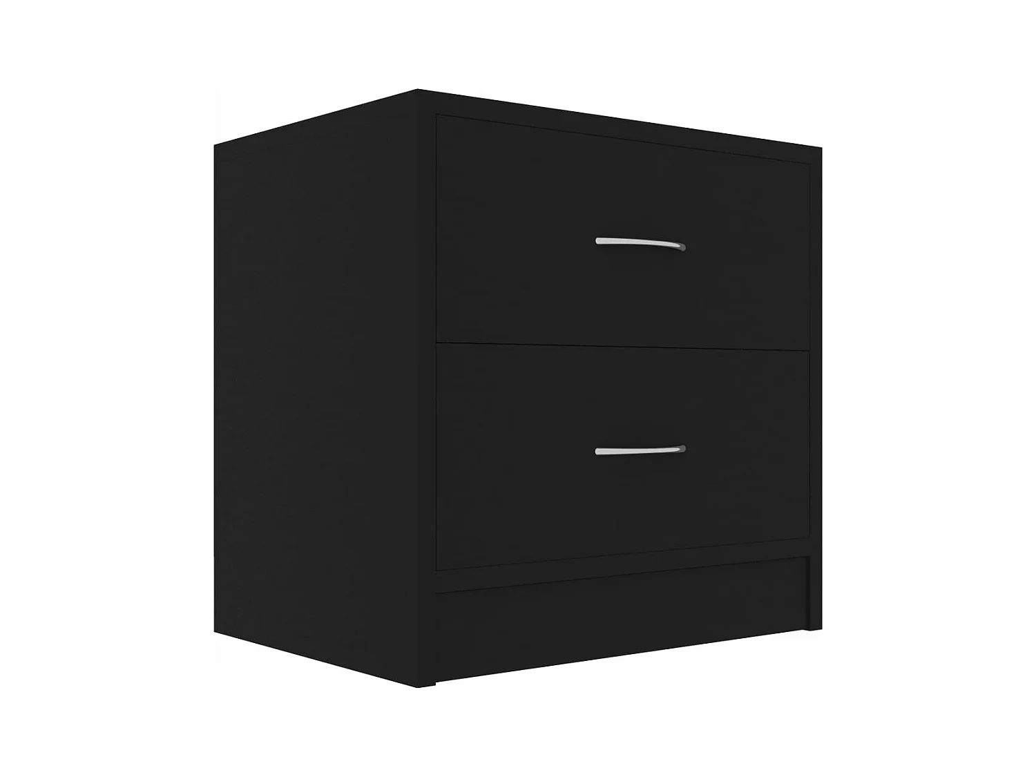 Wytse  Nachtkastje 40x30x40 cm bewerkt hout zwart