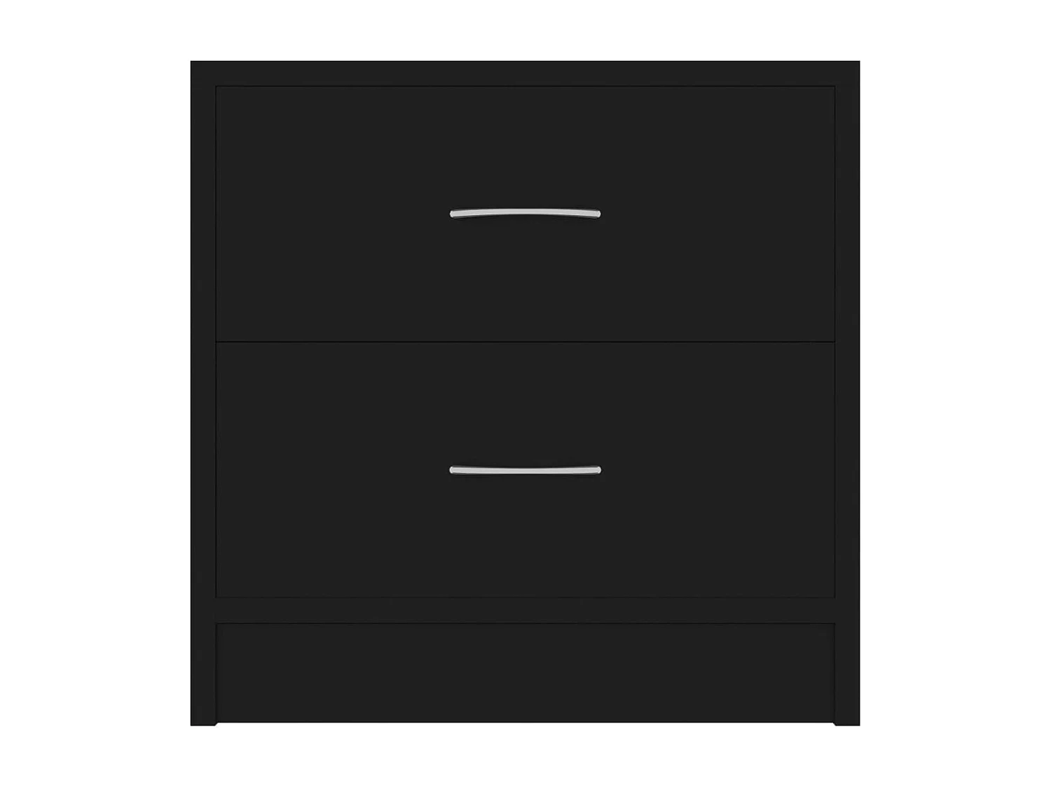 Wytse  Table de chevet Noir 40x30x40 cm Bois d'ingénierie