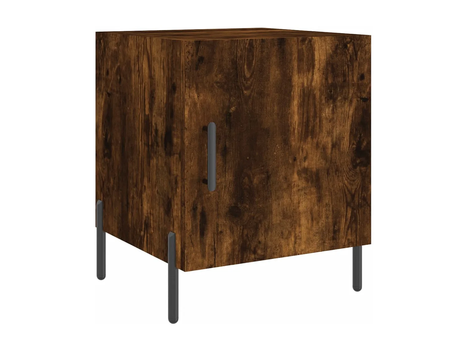 Sulva  Mesitas noche 2 uds madera ingeniería roble ahumado 40x40x50 cm