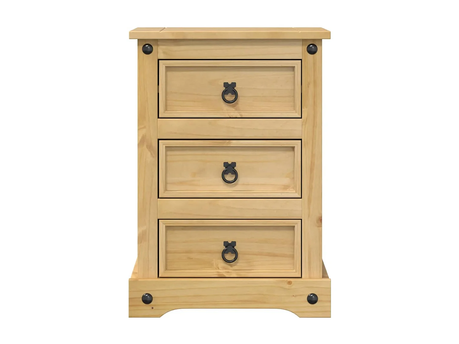 Prolenta Premium -  Table de chevet Corona 45x35x64 cm bois de pin massif