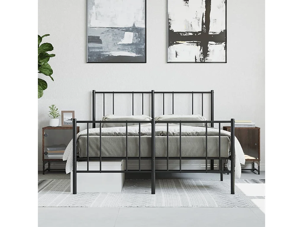 Brussels  Tables de chevet et portes vitrées 2pcs chêne marron 35x37x50cm