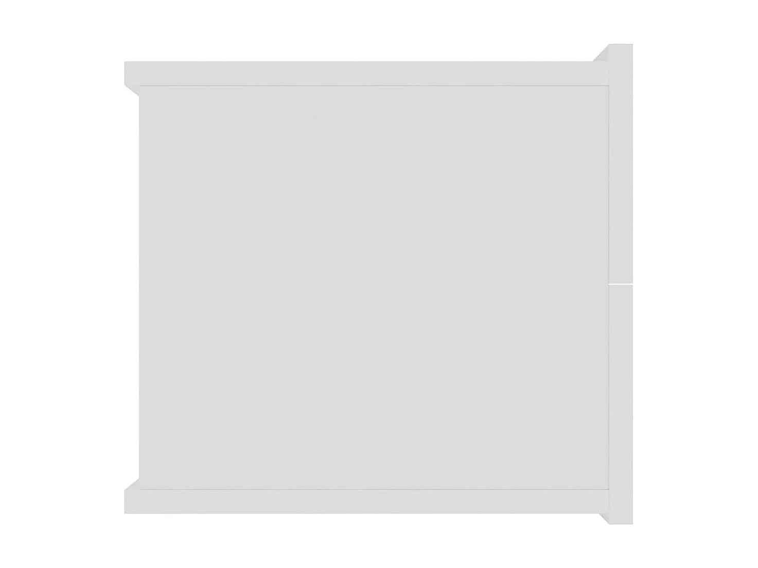 Ylöjärvi  Tables de chevet 2 pcs Blanc 40x30x30 cm Bois d'ingénierie