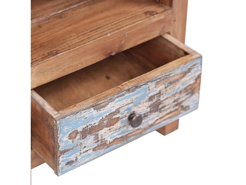 Garden Furniture -  Table de chevet 41x30x50 cm bois d'acajou massif