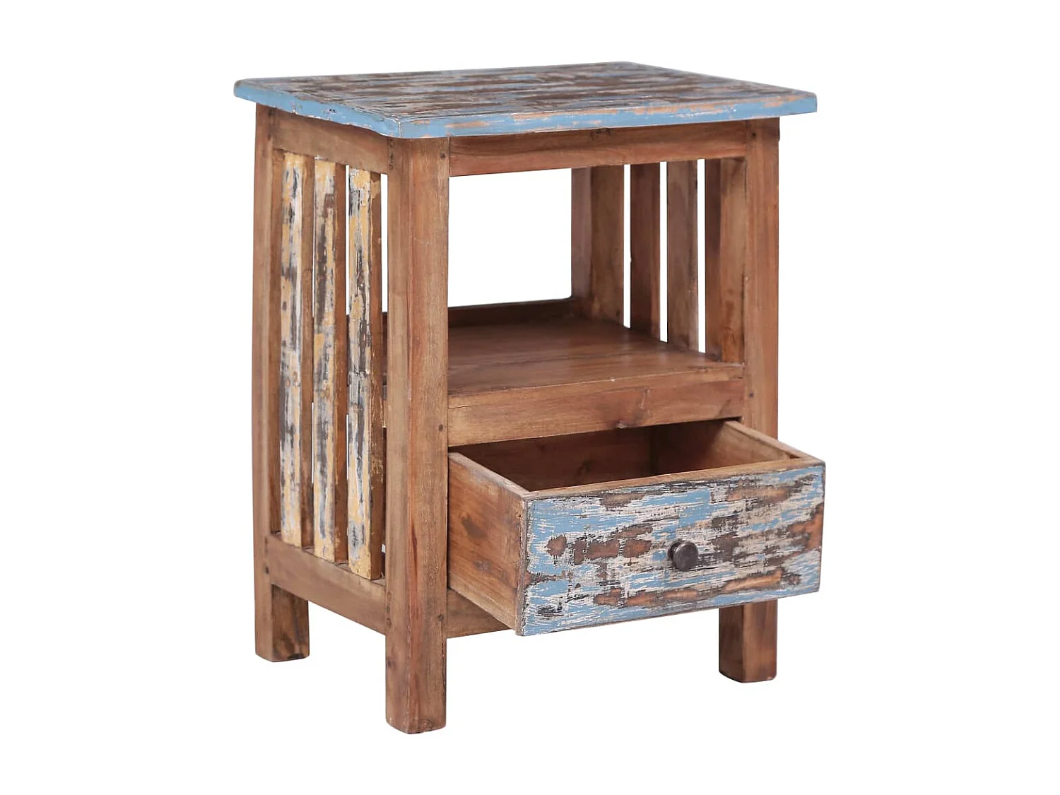 Garden Furniture -  Table de chevet 41x30x50 cm bois d'acajou massif