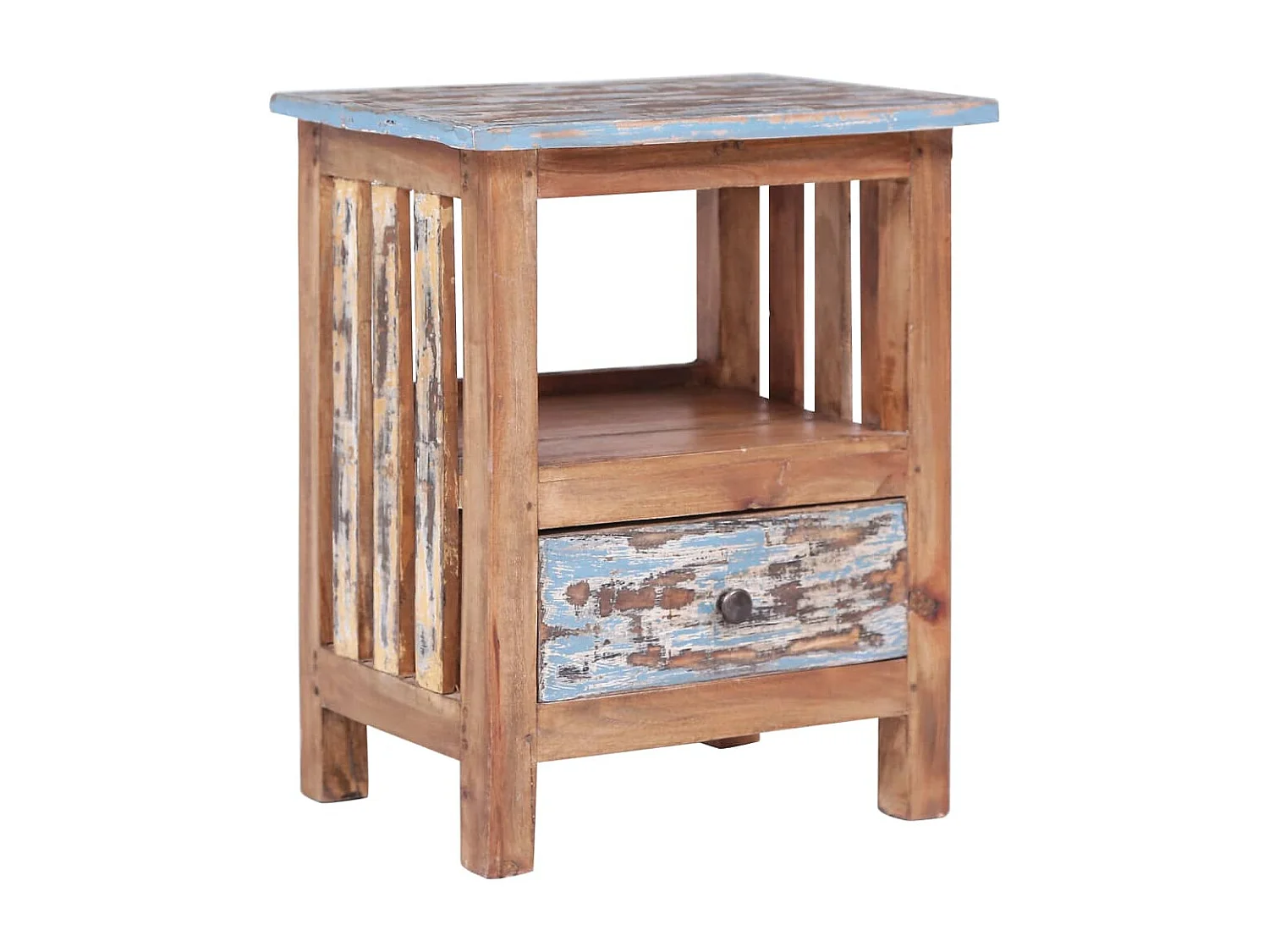 Garden Furniture -  Table de chevet 41x30x50 cm bois d'acajou massif