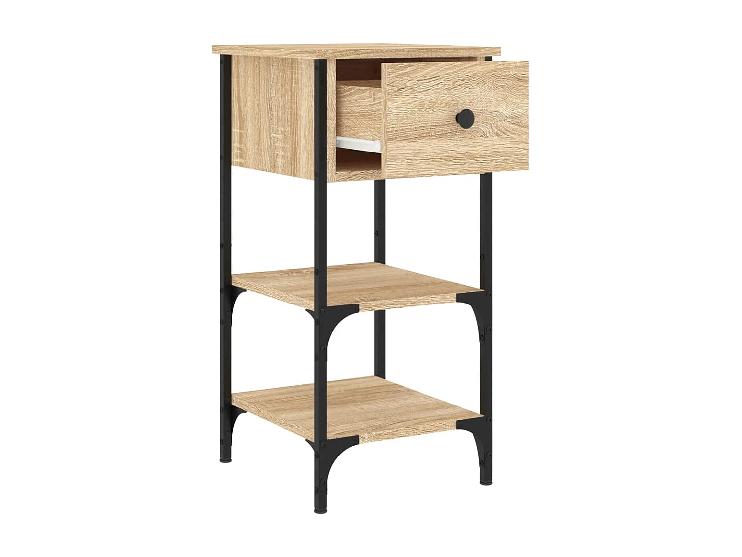 Jersey Shore  Table de chevet chêne sonoma 34x36x70 cm bois d'ingénierie