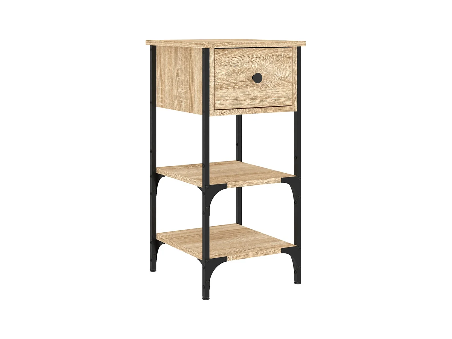 Jersey Shore  Table de chevet chêne sonoma 34x36x70 cm bois d'ingénierie