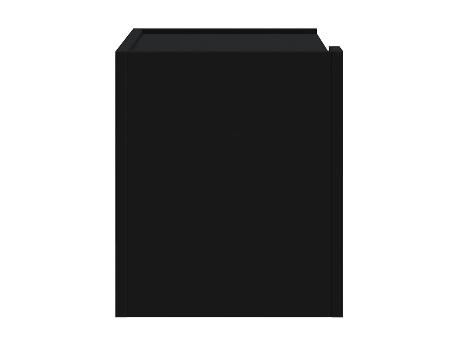 Sun City Center  Tables de chevet murales 2 pcs noir 45x30x35 cm