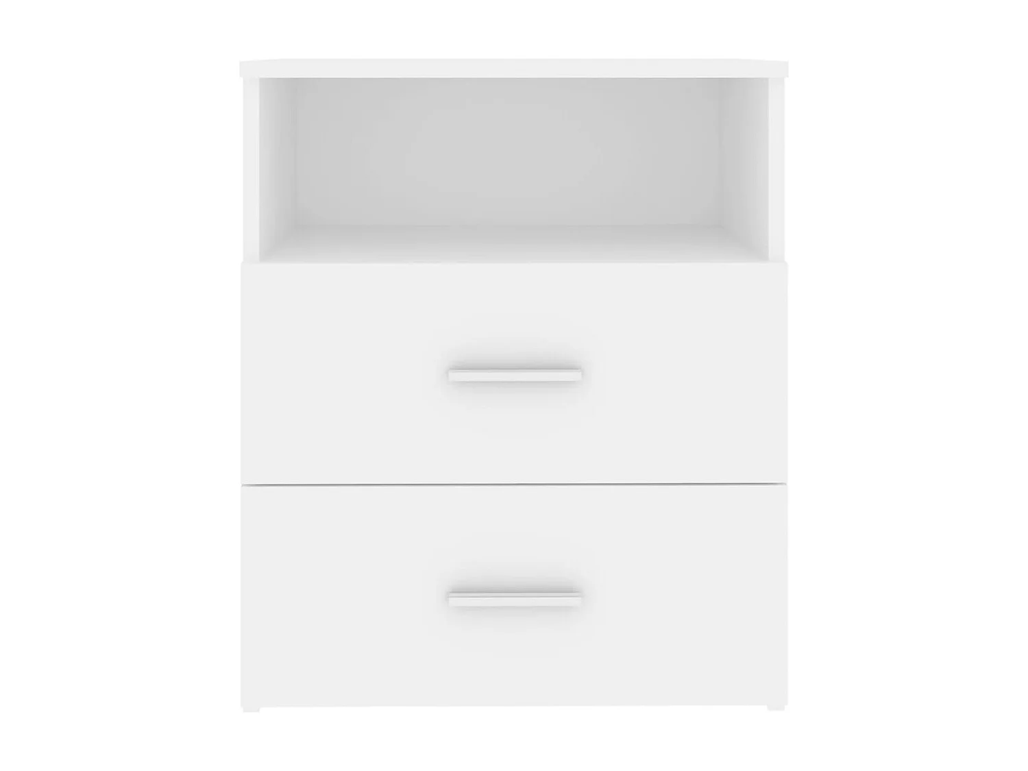Oldenzaal  Tables de chevet 2 pcs Blanc 50x32x60 cm
