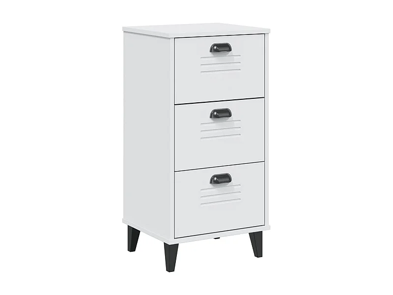 Sophie-Catherine  Table de chevet VIKEN blanc bois d'ingénierie