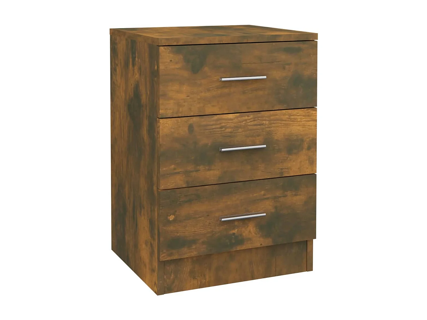 Drumraney  Tables de chevet 2 pcs Chêne fumé 38x35x56 cm Bois d'ingénierie