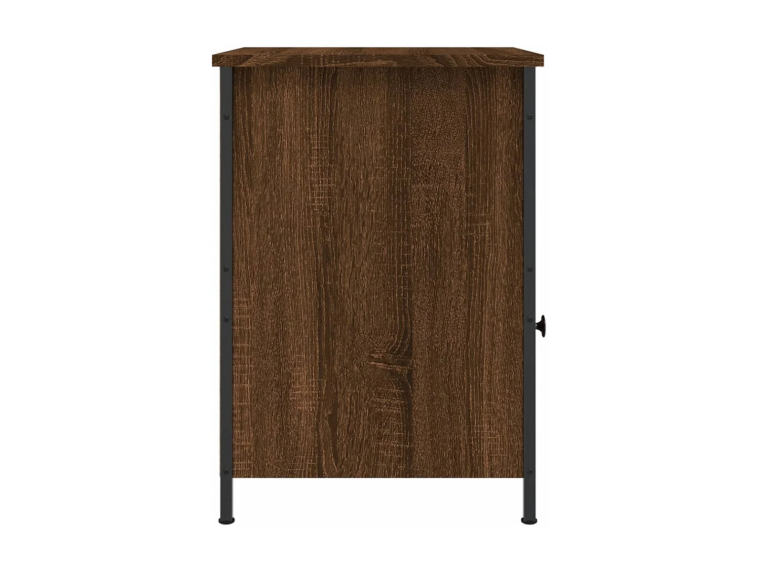 Lindra  Comodino Rovere Marrone 40x42x60 cm in Legno Multistrato