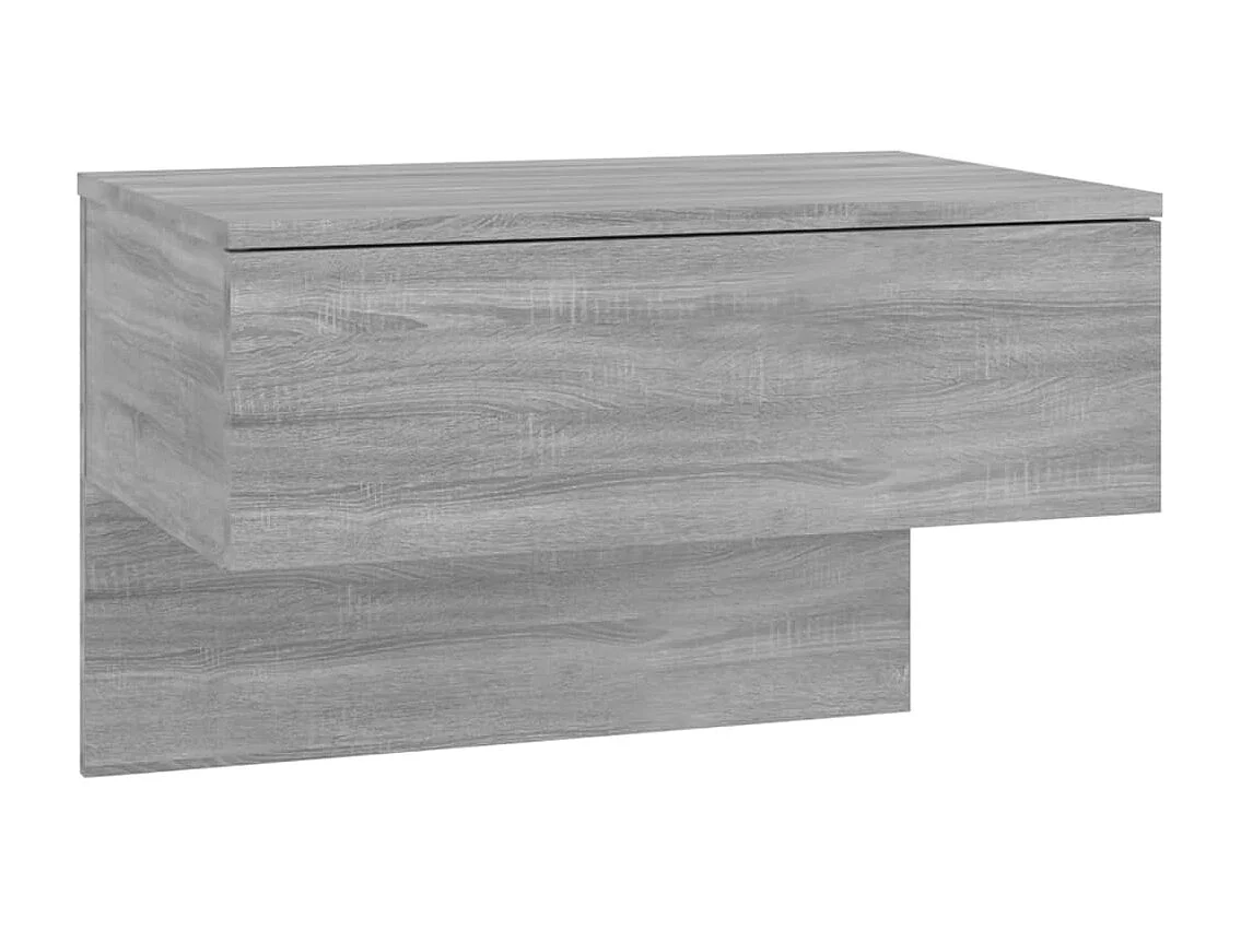 San Jose  Tables de chevet murales 2 pcs Sonoma gris