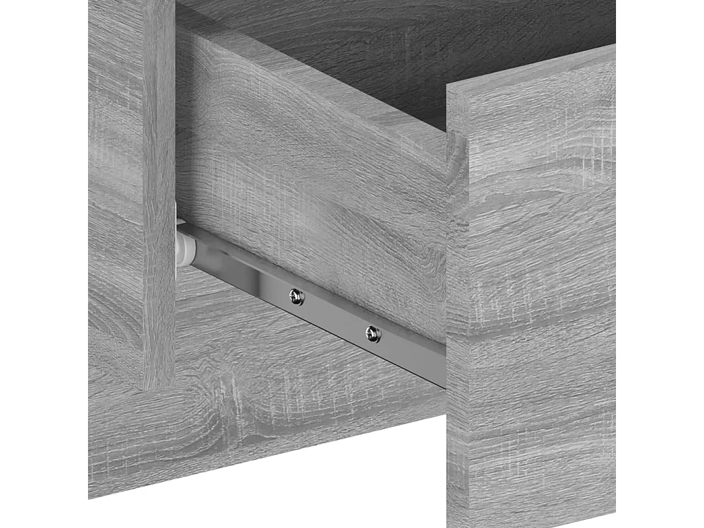 San Jose  Tables de chevet murales 2 pcs Sonoma gris