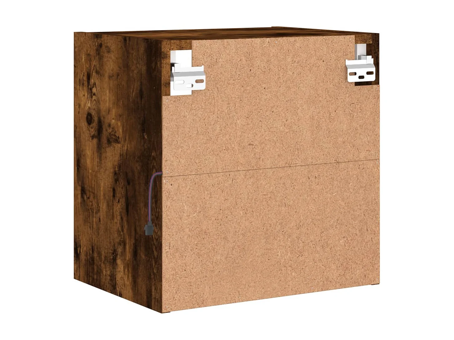 Prolenta Premium -  Nachtkastje met LED's wandgemonteerd gerookt eikenkleurig