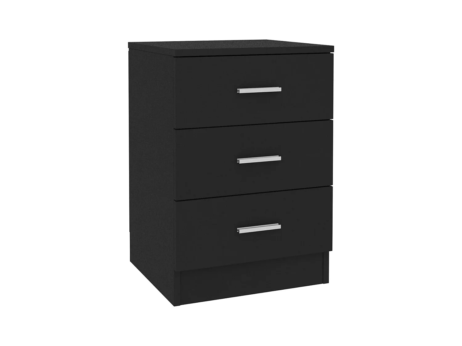 Drumraney  Table de chevet Noir 38 x 35 x 56 cm Bois d'ingénierie