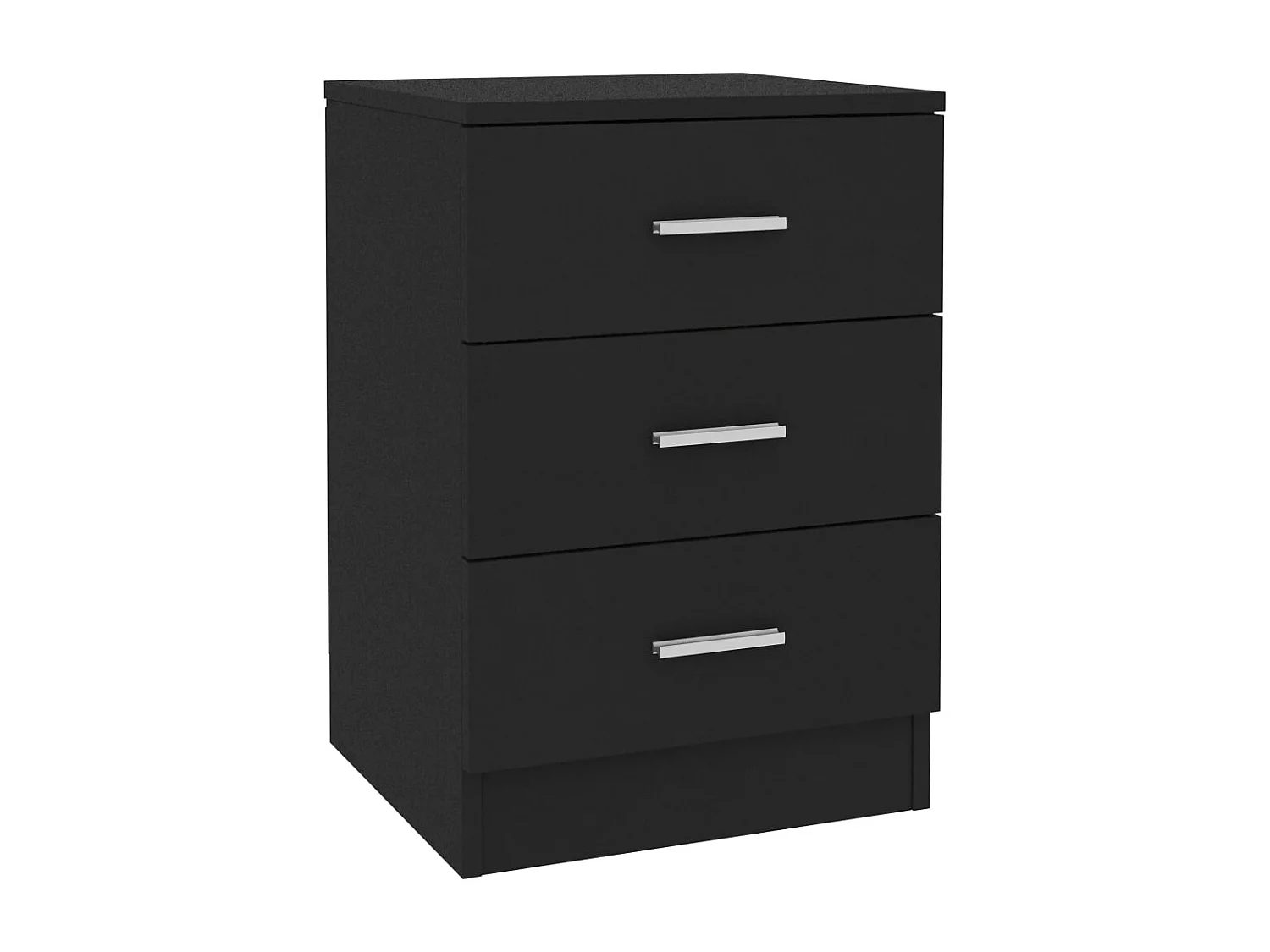 Drumraney  Table de chevet Noir 38 x 35 x 56 cm Bois d'ingénierie