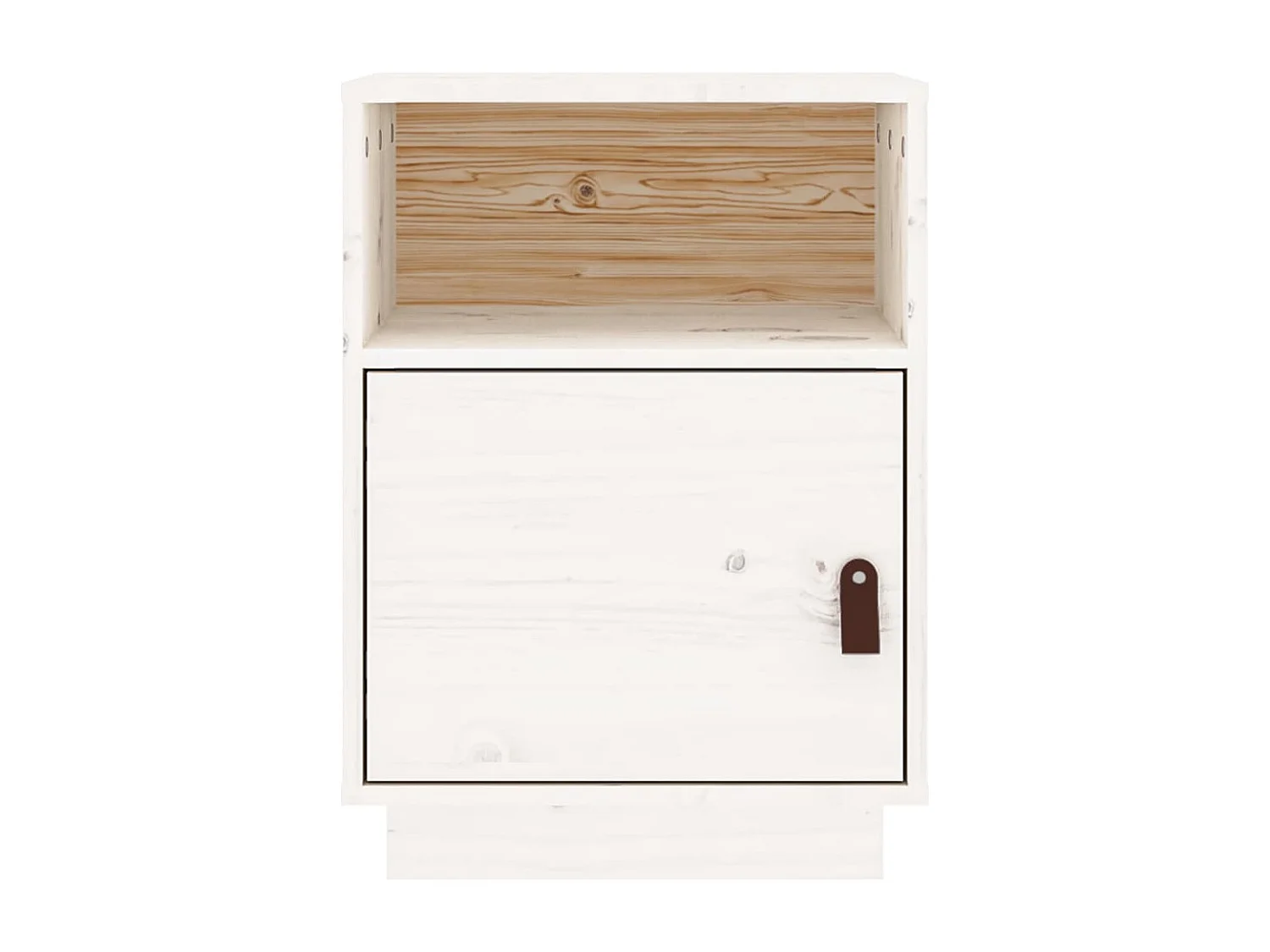 Soisy-sous-Montmorency  Tables de chevet 2 pcs Blanc 40x34x55 cm Bois de pin massif