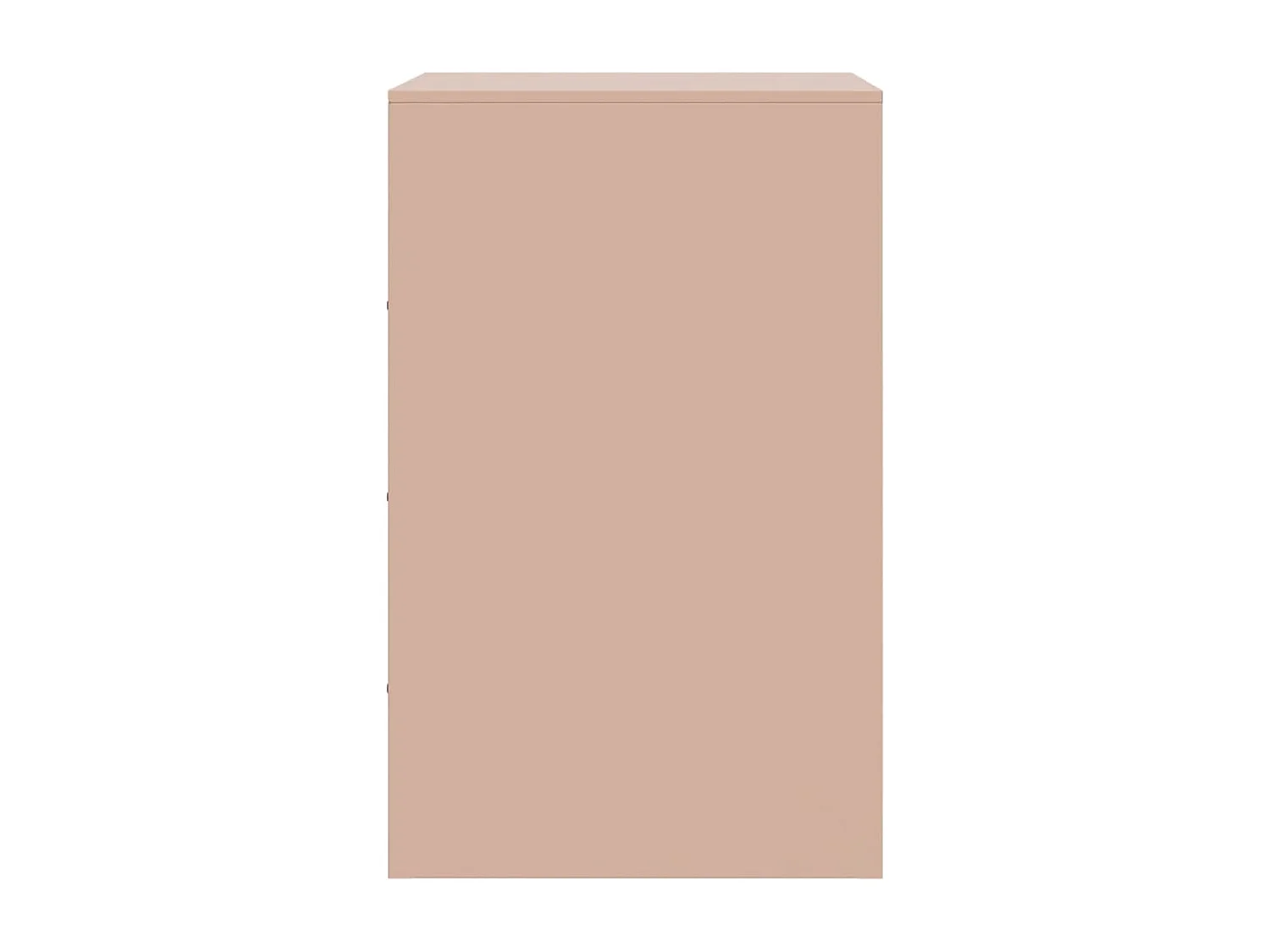 Hereford  Nachtkastjes 2 st 34,5x39x62 cm staal roze