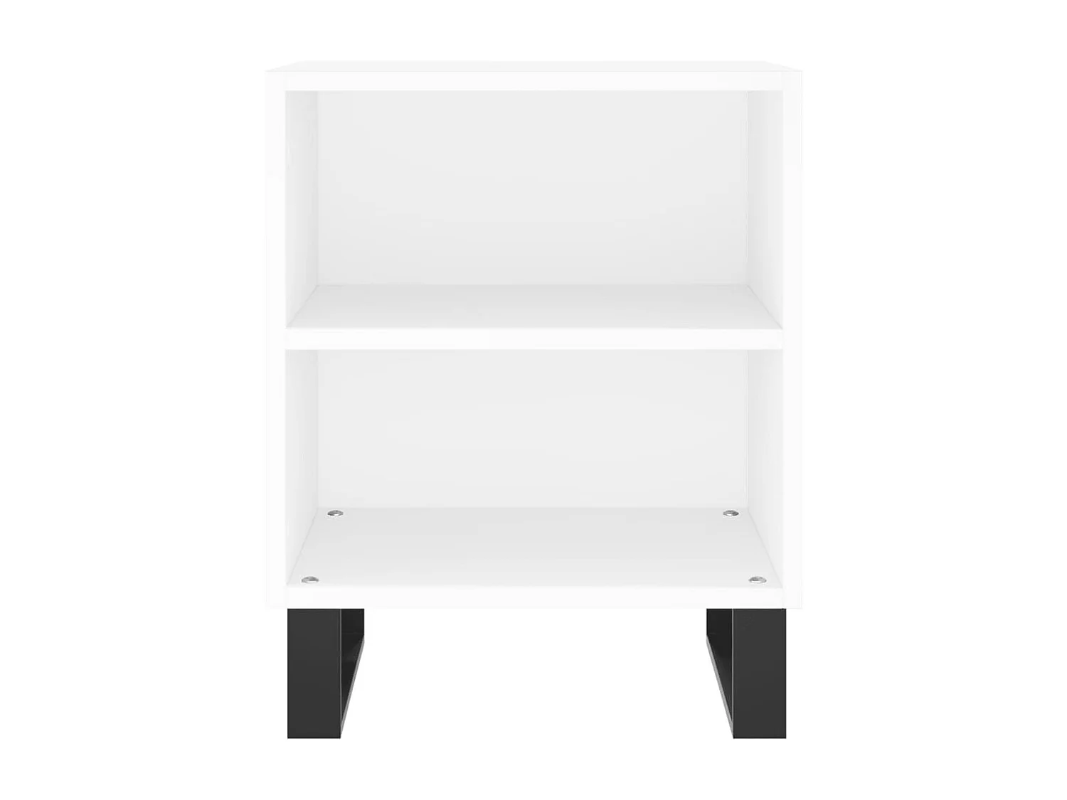 Tuncay  Table de chevet blanc 40x30x50 cm bois d’ingénierie