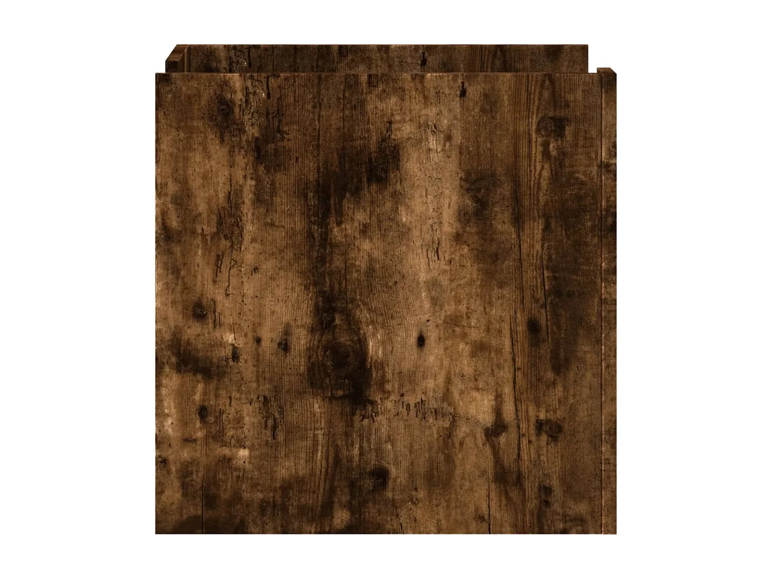 Chesnee  Nachtkastje 45x50x50 cm bewerkt hout gerookt eikenkleurig