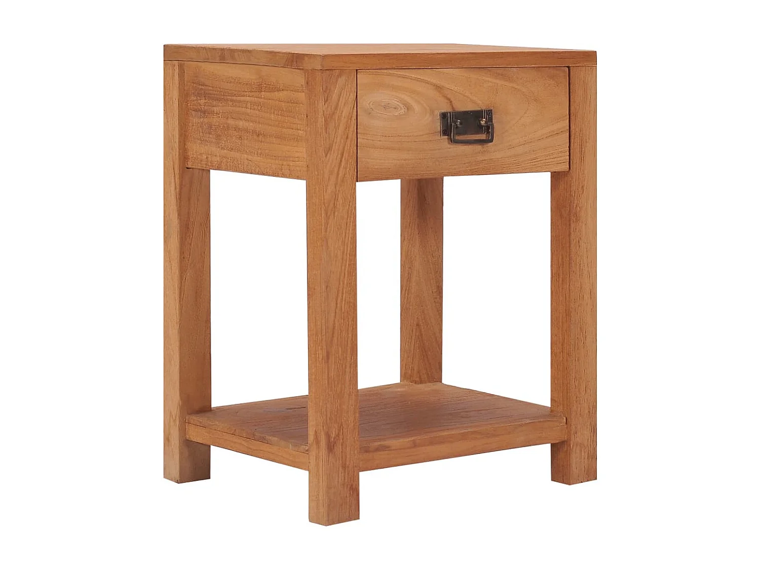 Garden Furniture -  Table de chevet 35x35x50 cm bois de teck massif