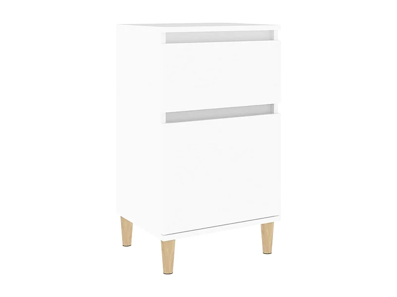 Bellevue  Table de chevet blanc 40x35x70 cm