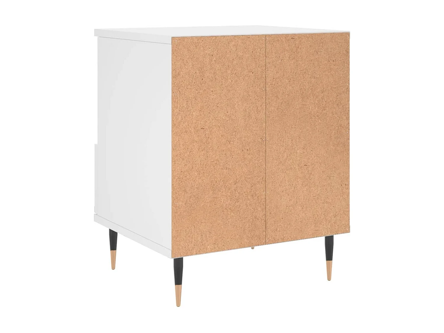 Blandon  Tables de chevet 2 pcs blanc 40x35x50 cm bois d’ingénierie