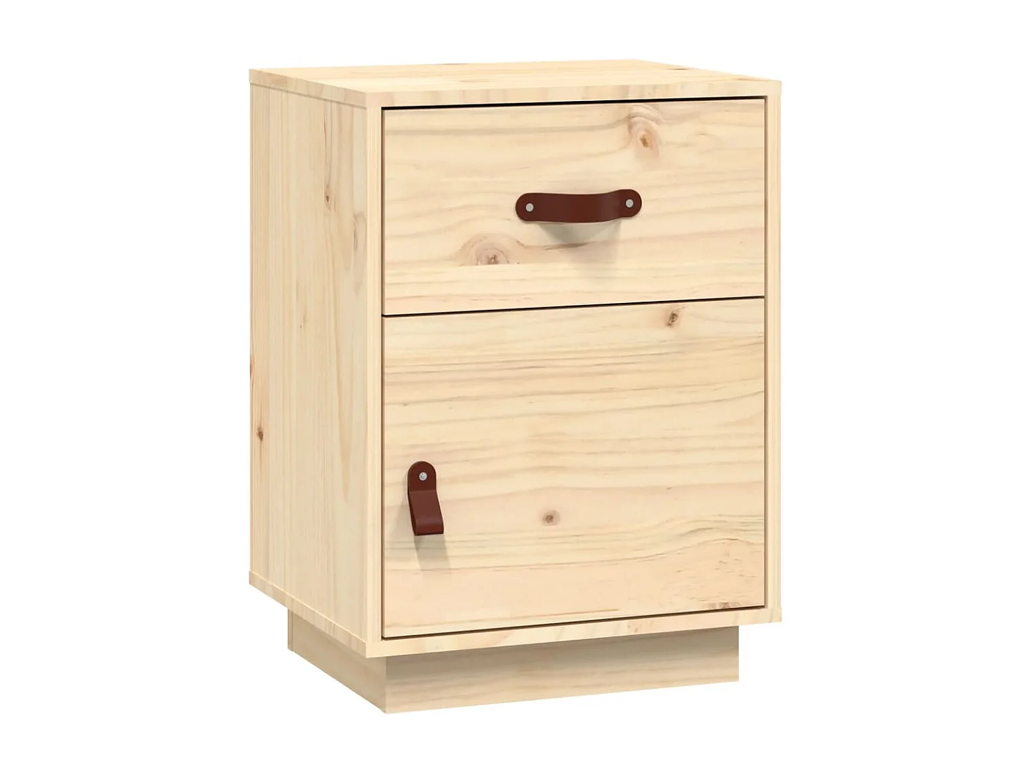 Yaldir  Table de chevet 40x34x55 cm Bois de pin solide