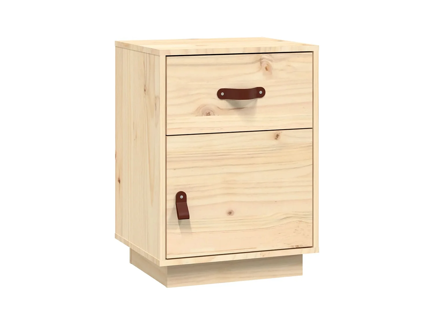 Yaldir  Table de chevet 40x34x55 cm Bois de pin solide