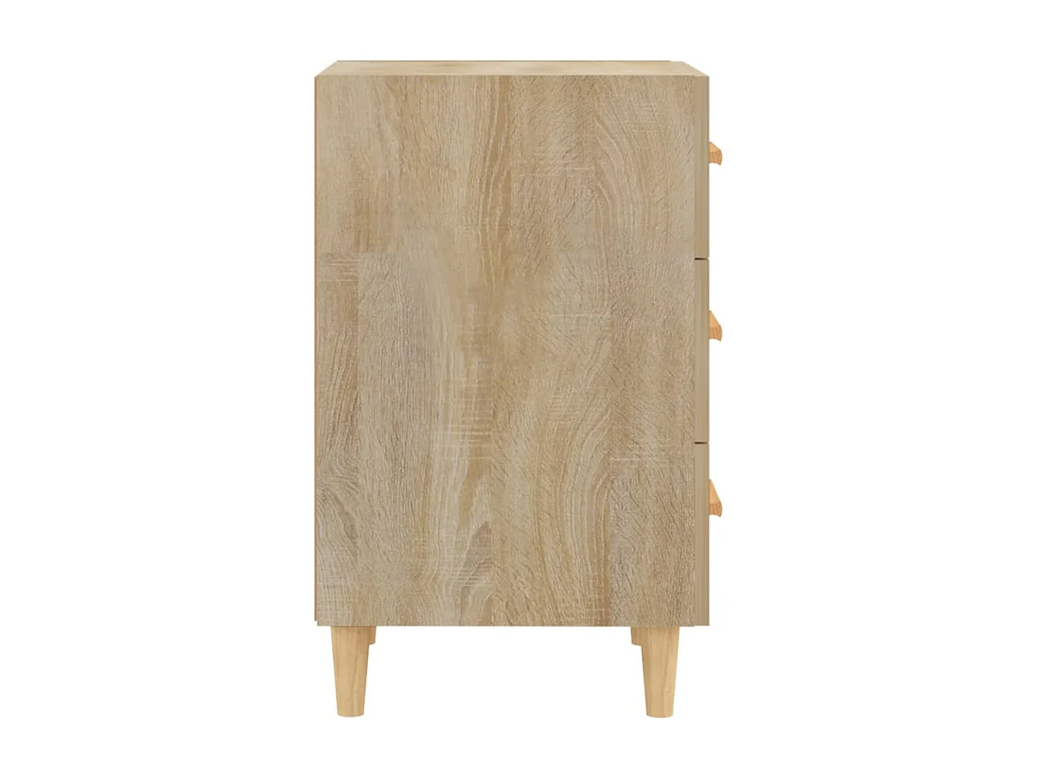 Cash  Table de chevet chêne sonoma 40x40x66 cm bois d'ingénierie