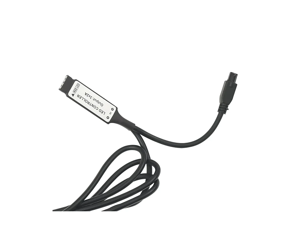 Mohn 326846  Nachtkastje LED 45x35x67 cm bewerkt hout zwart