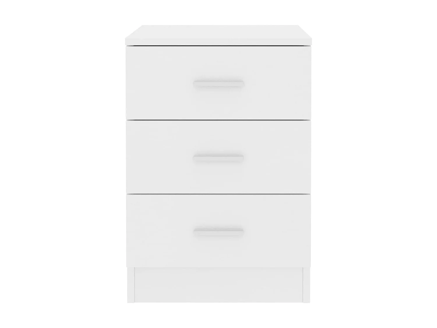 Drumraney  Table de chevet Blanc 38 x 35 x 56 cm Bois d'ingénierie