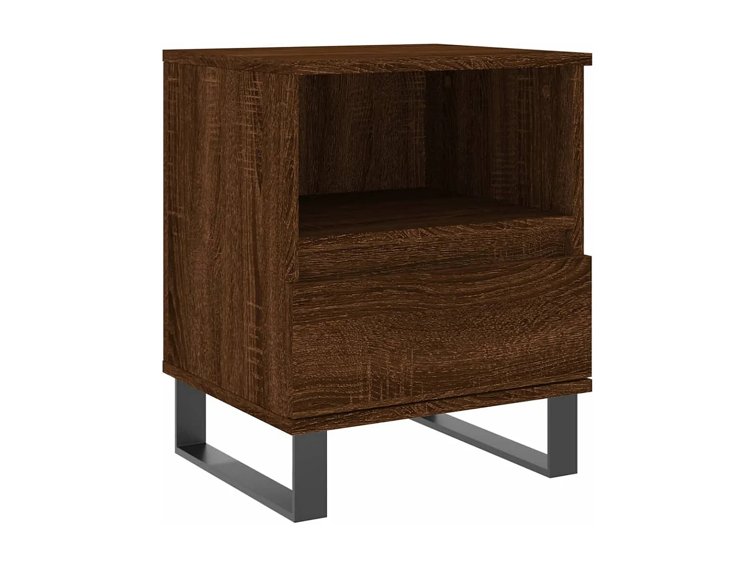 Pau  Tables de chevet 2 pcs chêne marron 40x35x50 cm bois ingénierie